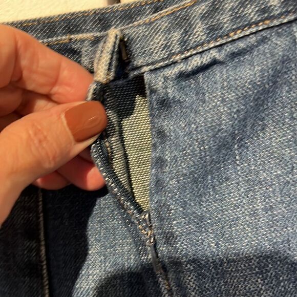 Liz Claiborne Blue Denim Skirt Size 10 (see measurements) - Picture 6 of 10